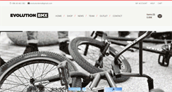Desktop Screenshot of evolution-bmx.com